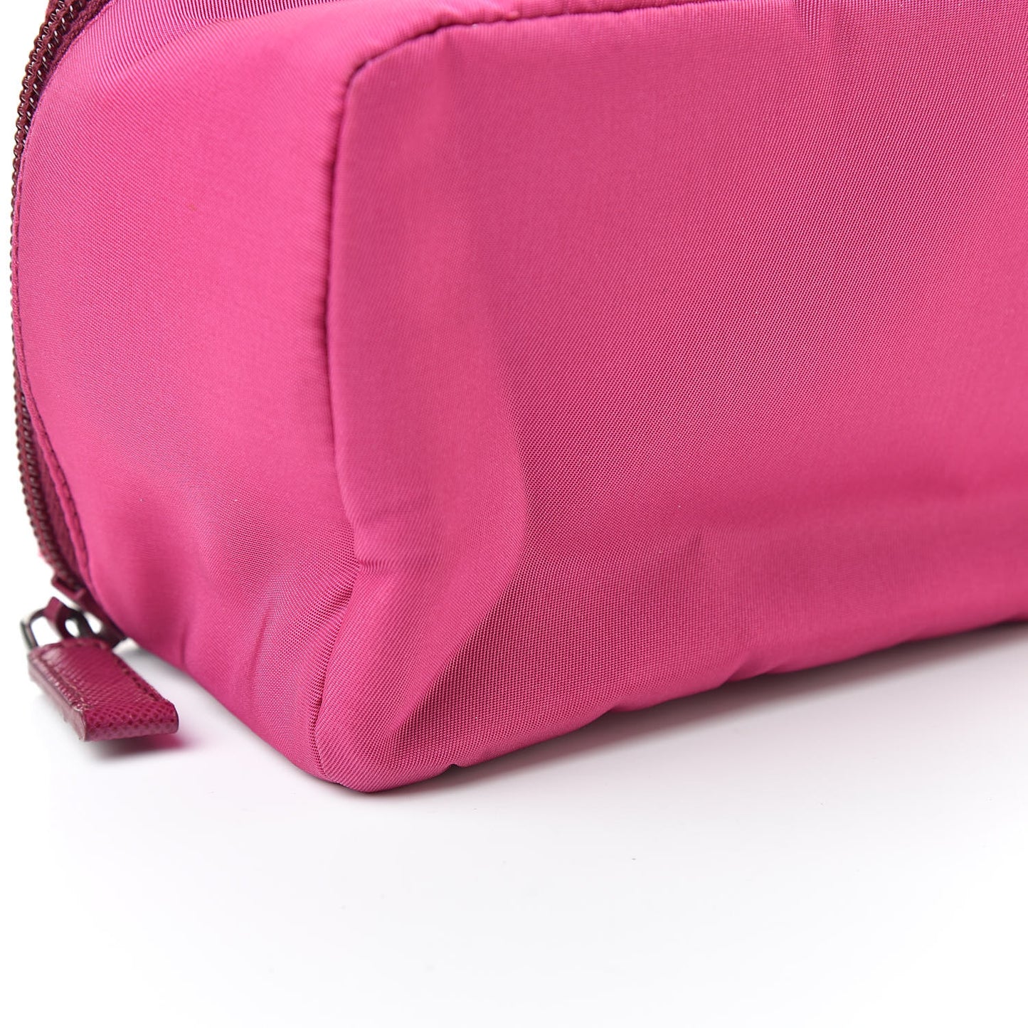 Nylon Vela Cosmetic Case Dark Pink