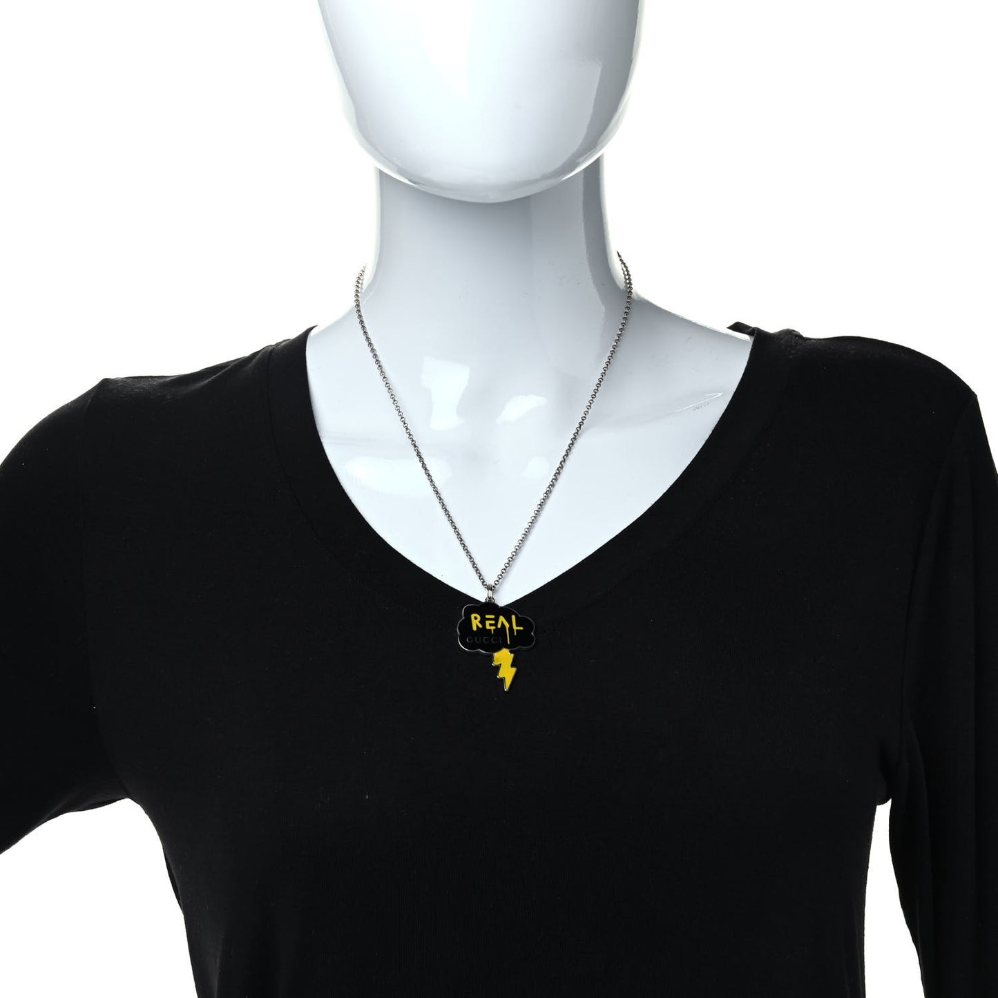 Sterling Silver Ghost Cloud Pendant Necklace