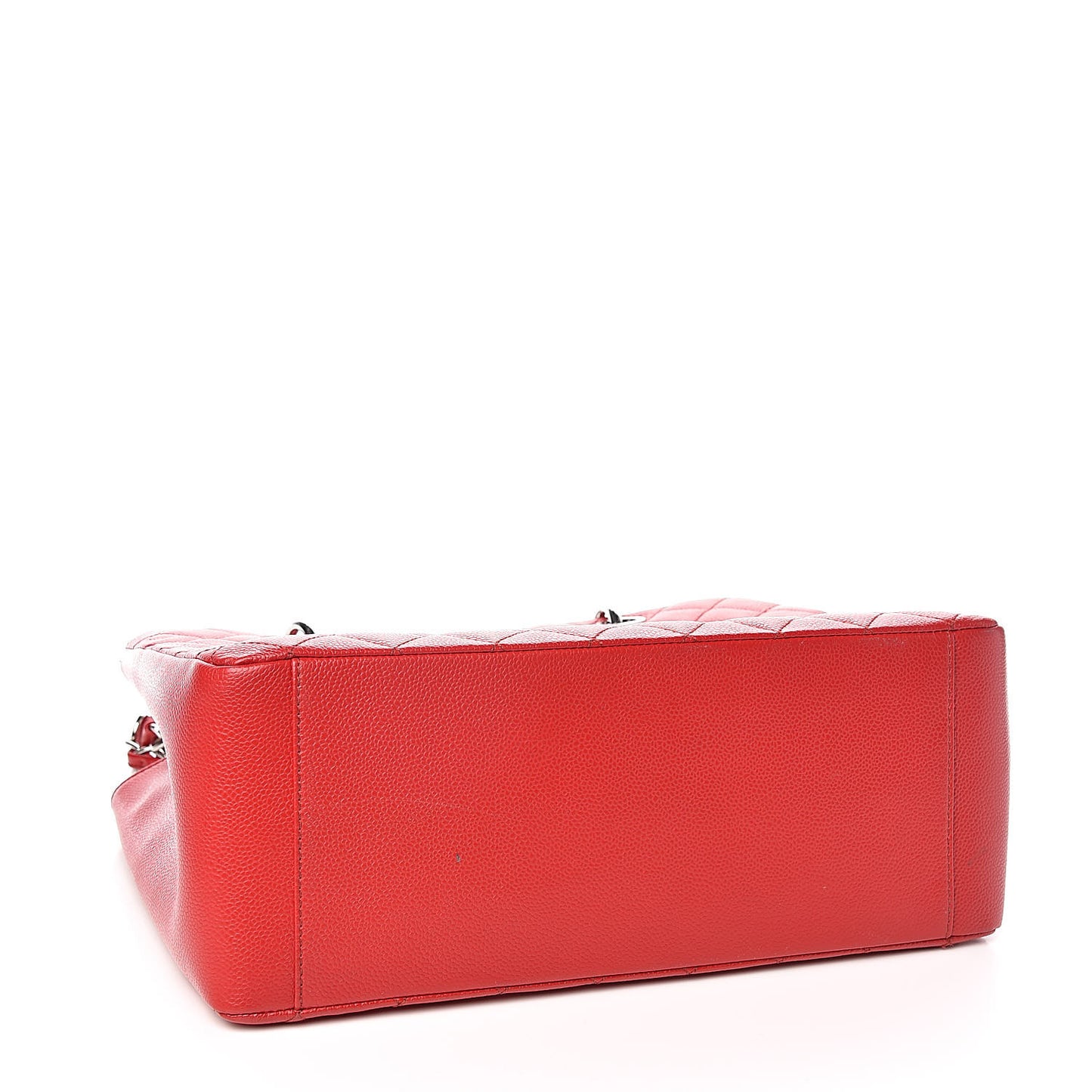 Caviar Quilted Grand Shopping Tote GST Red