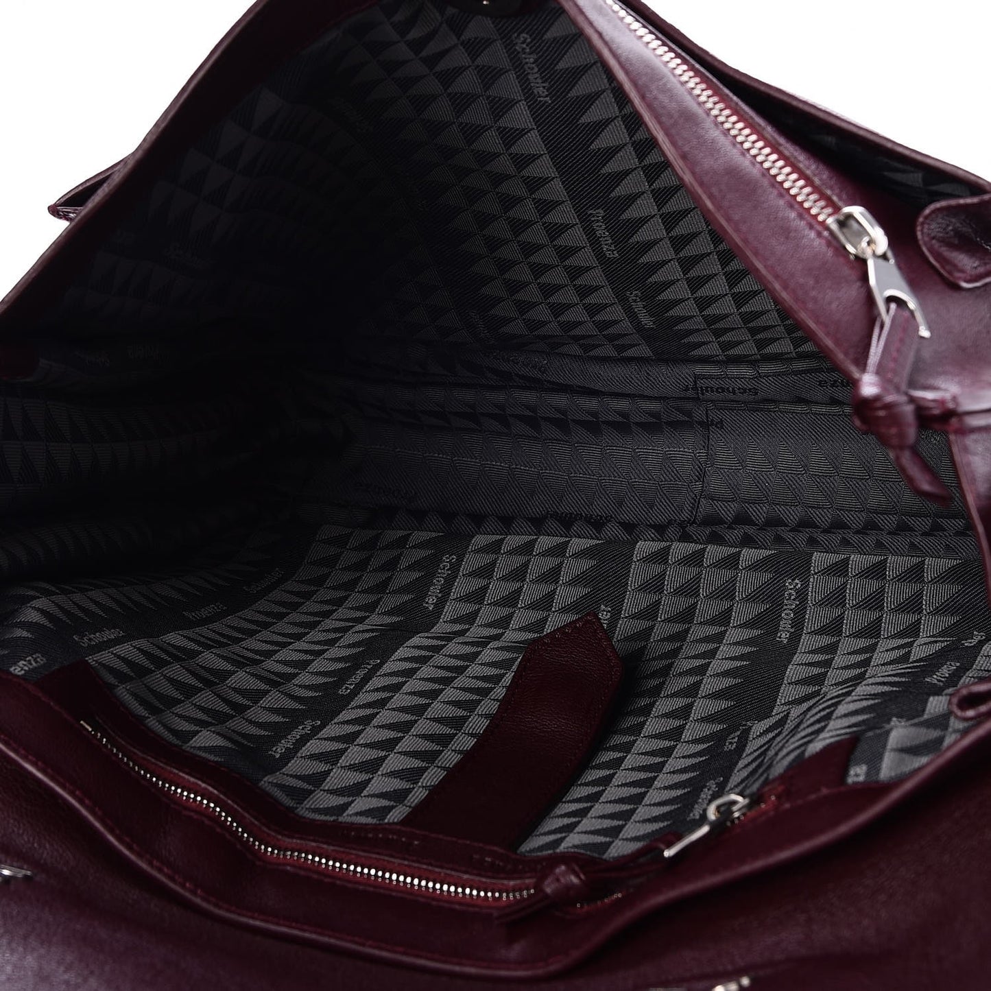 Lambskin Large PS1 Satchel Burgundy