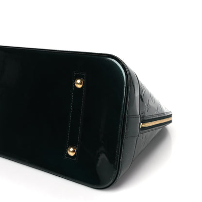 Louis Vuitton Vernis Alma GM Blue Nuit 8 of 9