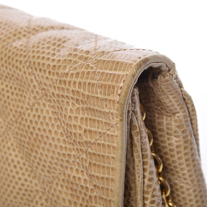 Chanel Lizard Small Square Flap Beige 24 of 25