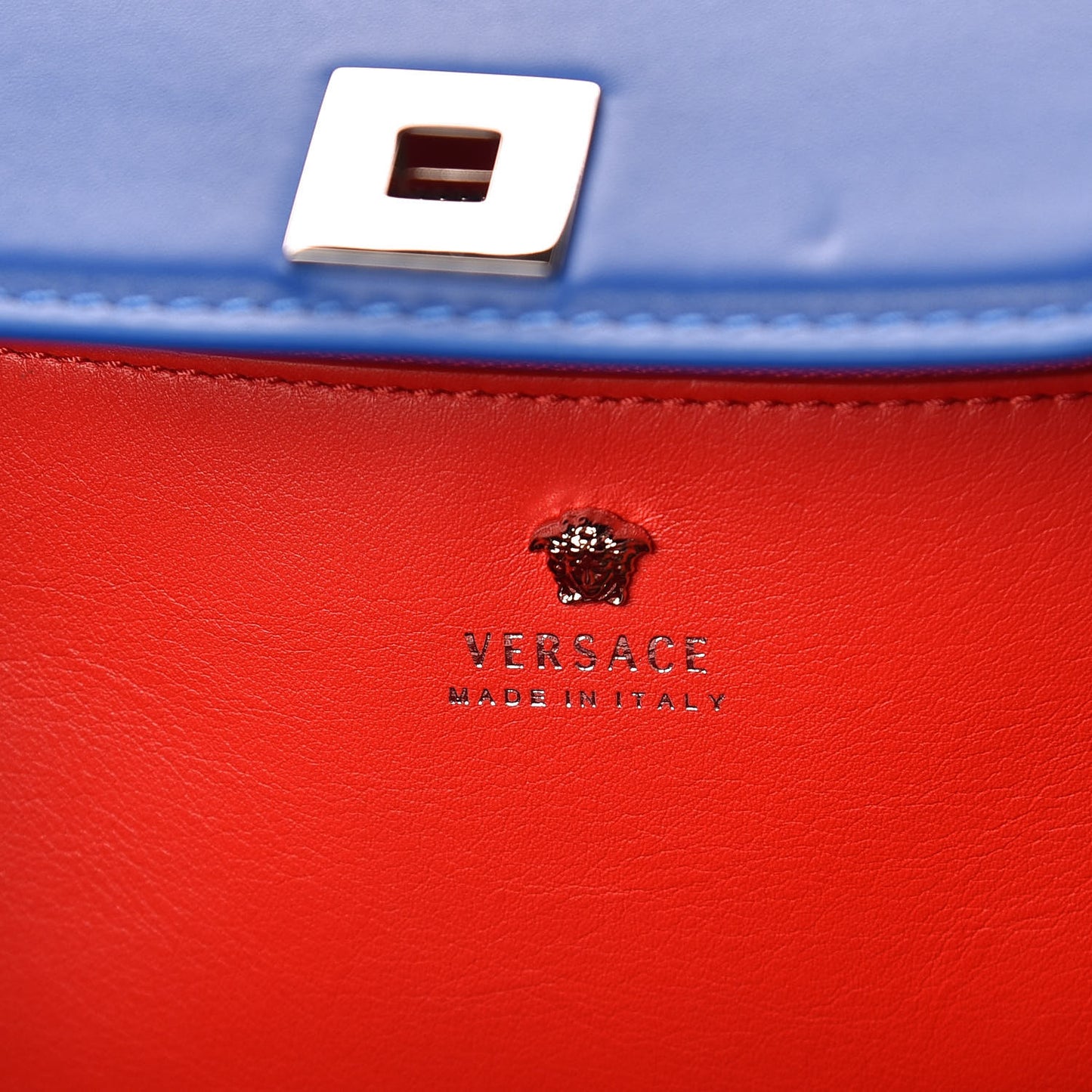 Vitello Palazzo Empire Bag Red Blue Black