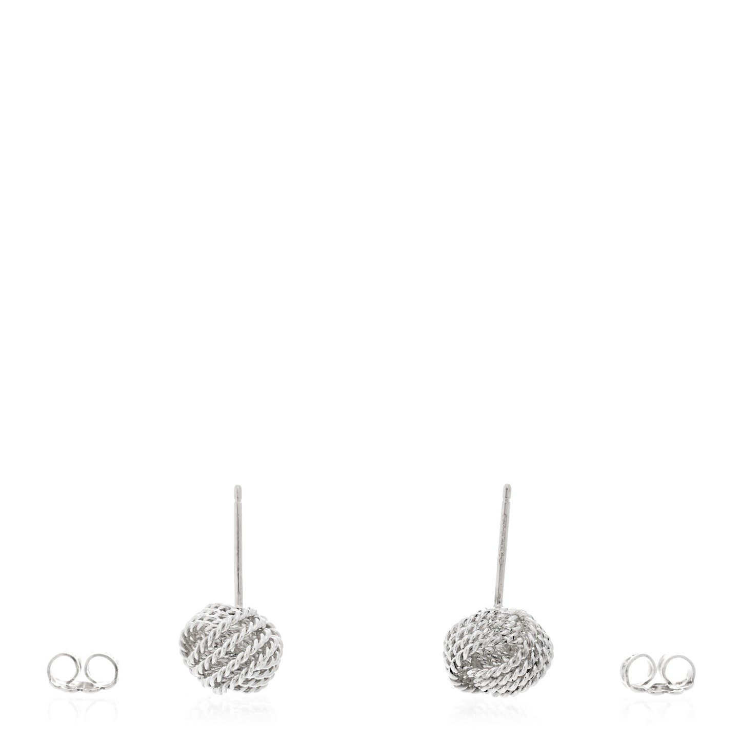 Sterling Silver Twist Knot Earrings