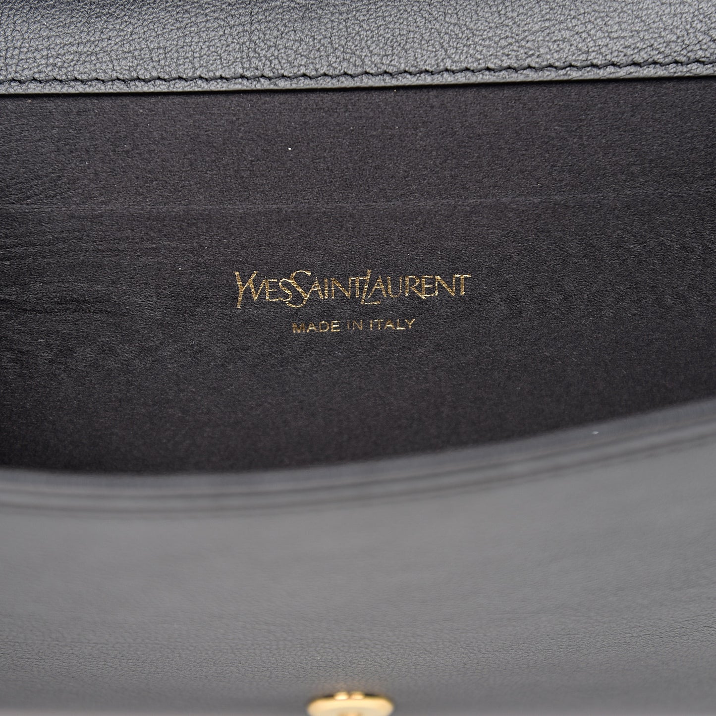 Calfskin Monogram Large Belle De Jour Clutch Black