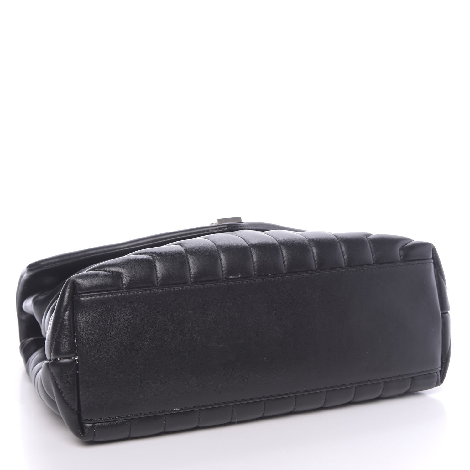 Saint Laurent Calfskin Y Quilted Monogram Medium Loulou Chain Satchel Black 4 of 12