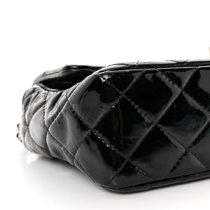 Chanel Patent Calfskin Quilted Mini Rectangular Flap Black 8 of 13