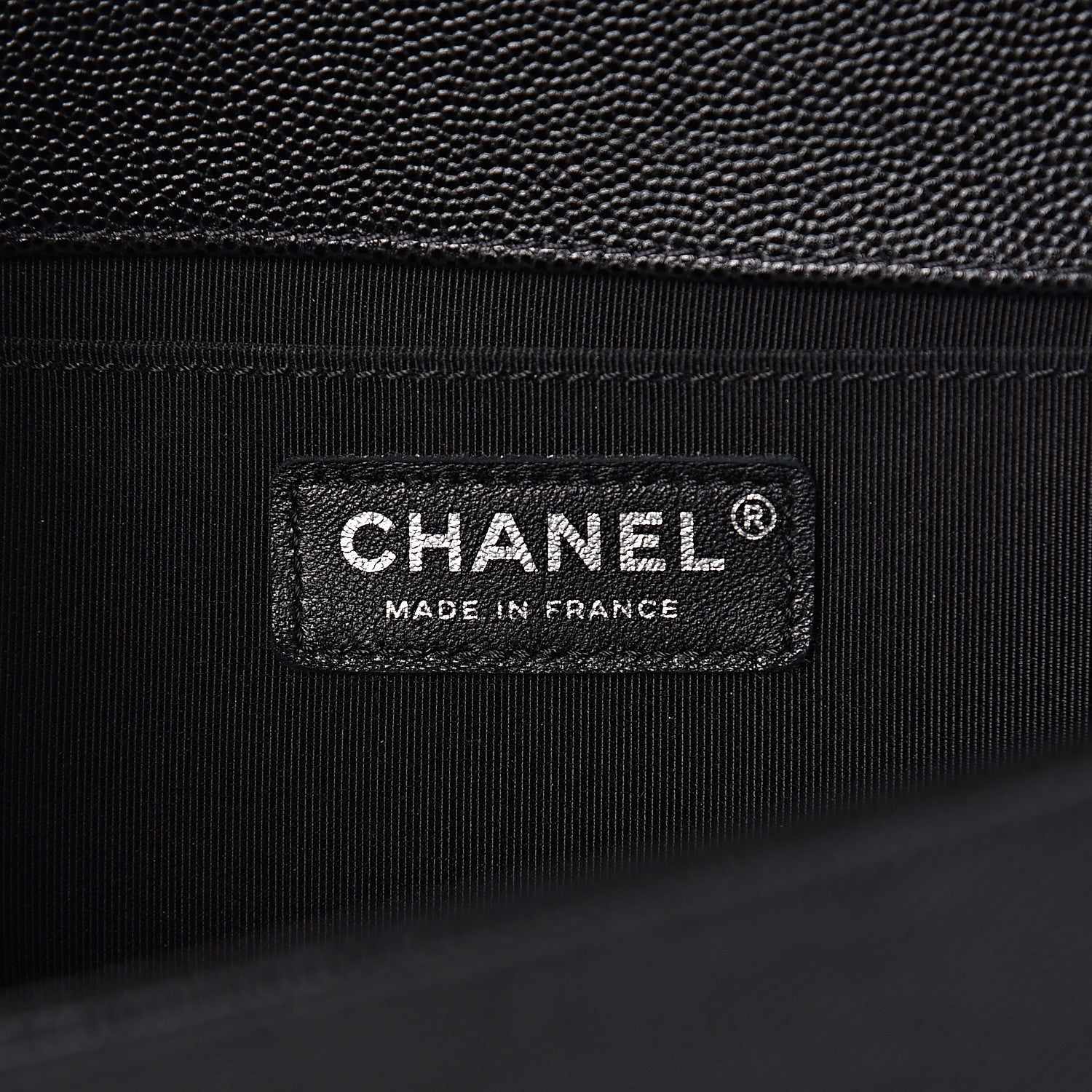 Chanel Caviar Quilted Medium Boy Flap Black 6 of 13