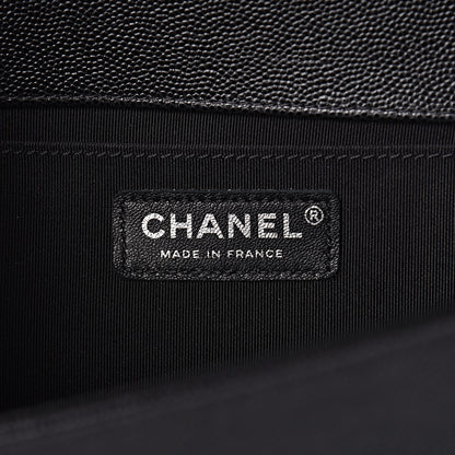 Chanel Caviar Quilted Medium Boy Flap Black 6 of 13