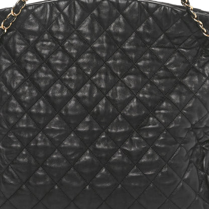 Chanel Calfskin Quilted Large Chain Me Hobo Black 8 of 10