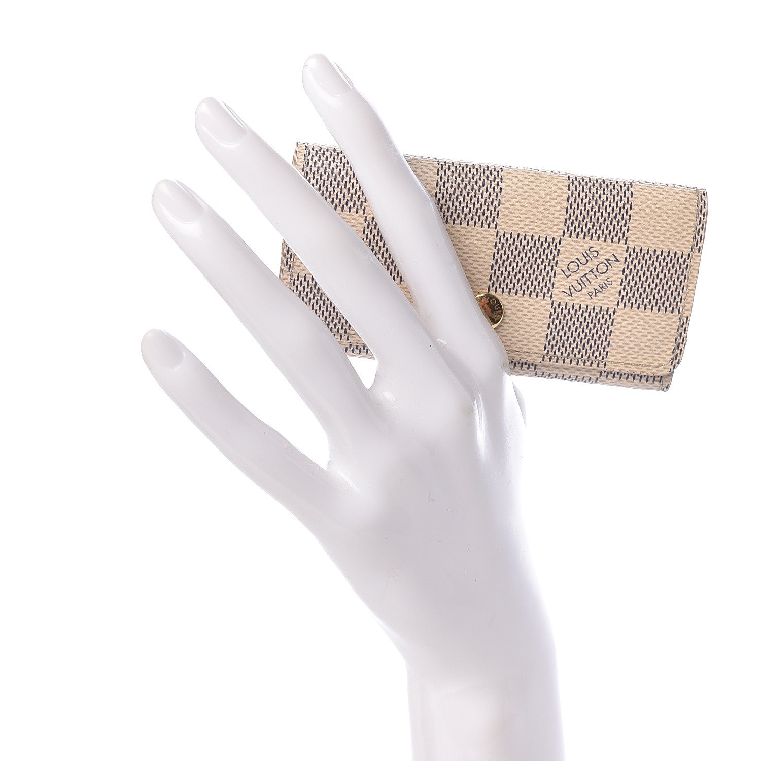 Louis Vuitton Damier Azur Multicles 4 Key Holder 2 of 8