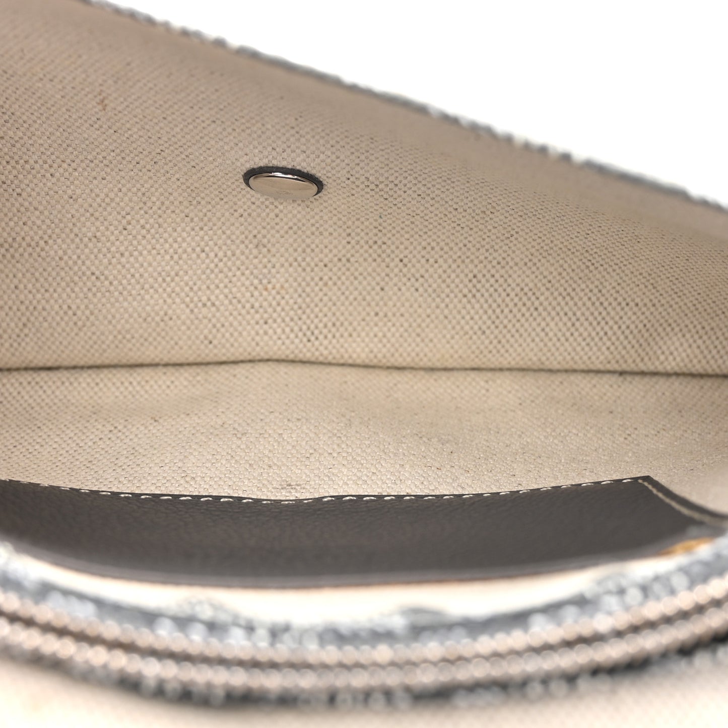 Goyardine Plumet Wallet Clutch Grey