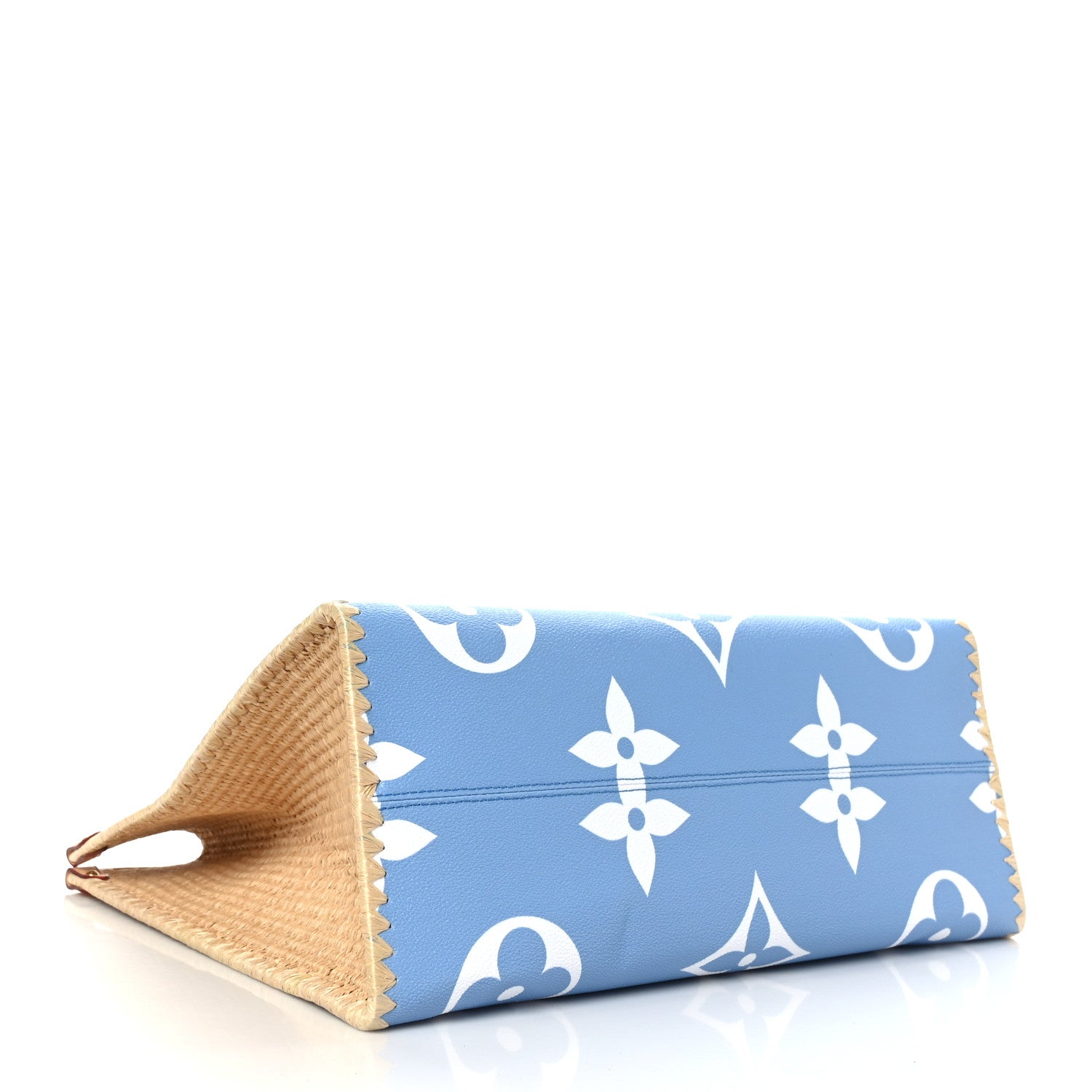 Louis Vuitton Monogram Giant Raffia Capri By The Pool Onthego GM Blue 4 of 9