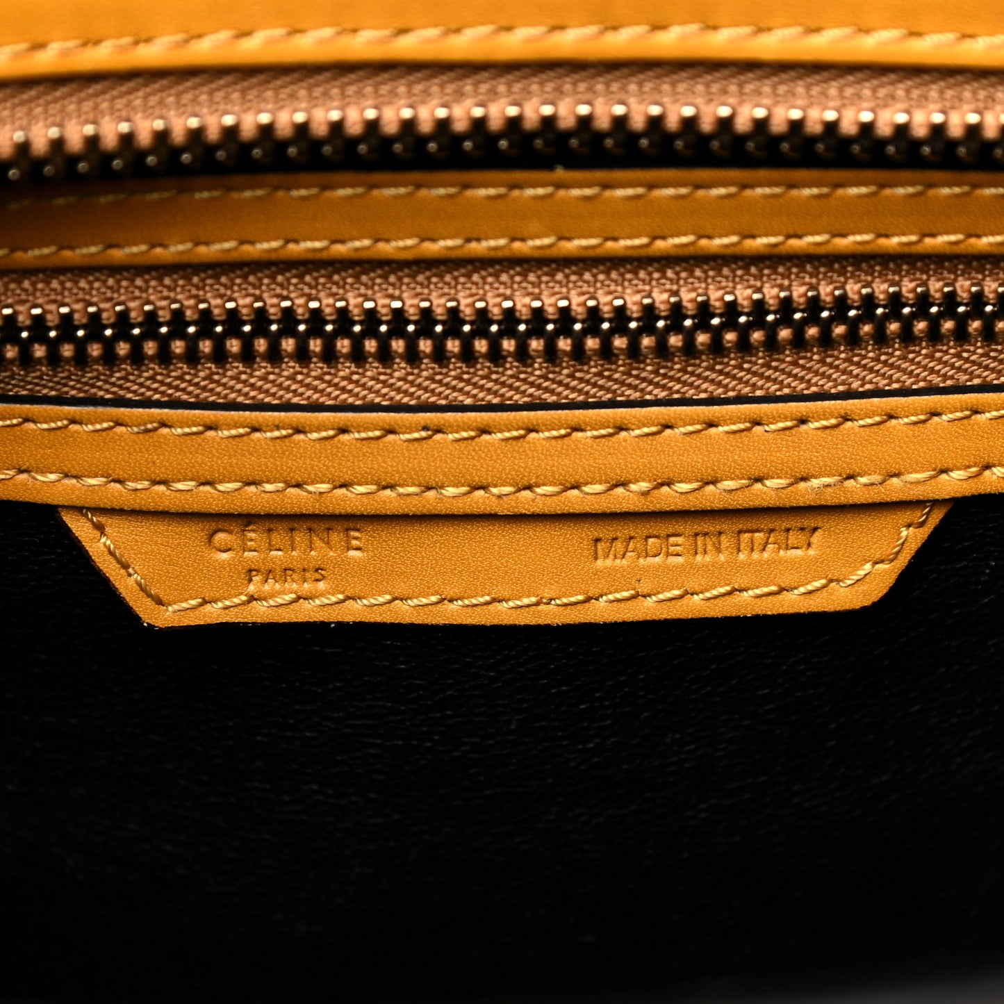 Smooth Calfskin Micro Luggage Amber