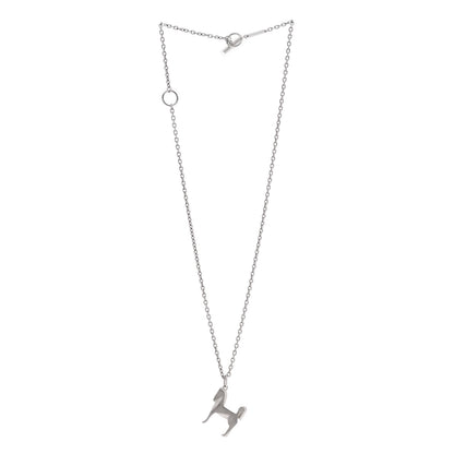 Hermes Palladium Panache Pendant Necklace 3 of 7