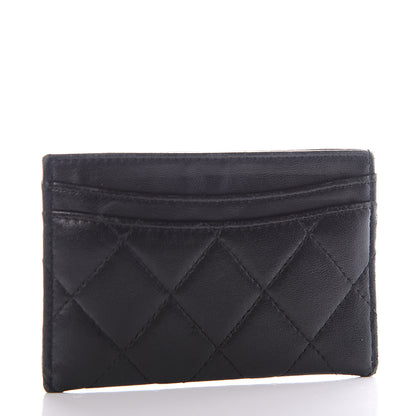 Chanel Lambskin Quilted Card Holder Black 2 of 11