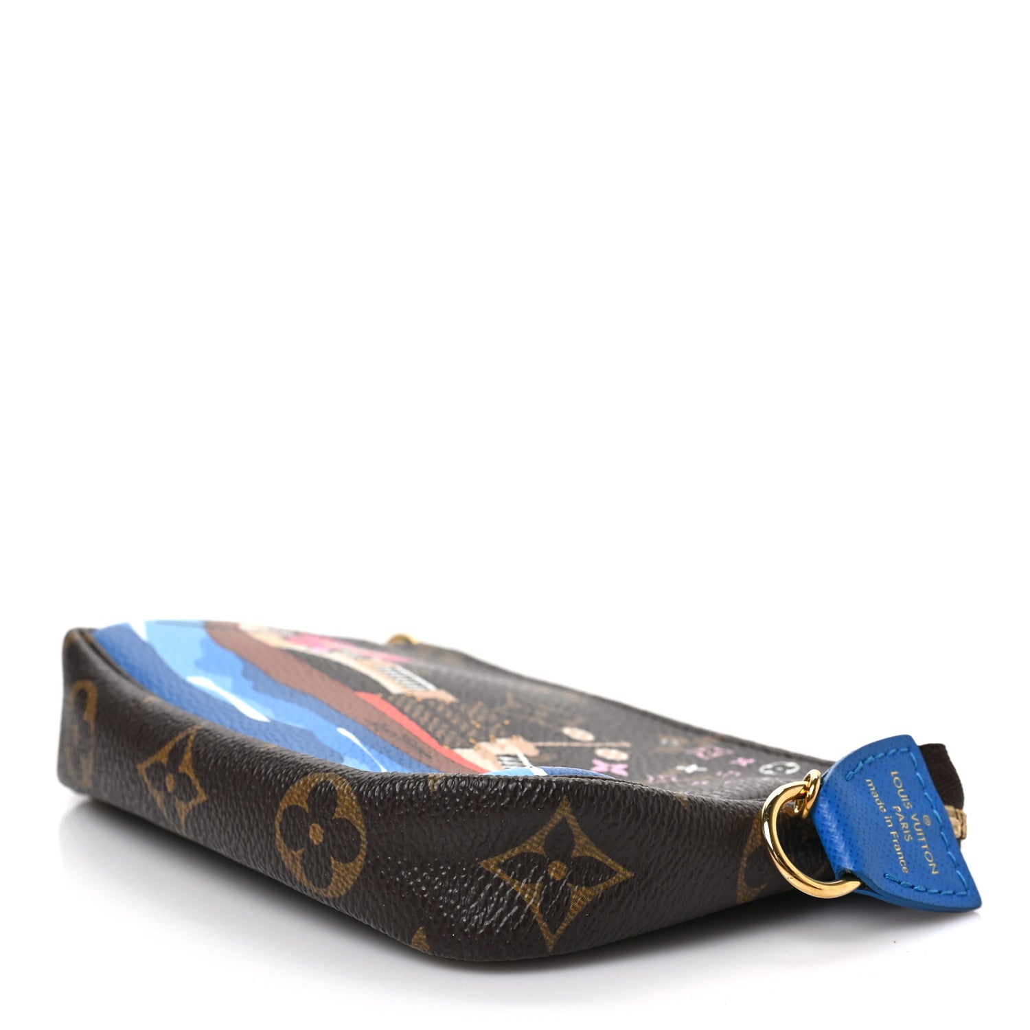 Louis Vuitton Monogram 2019 Christmas Animation Mini Venice Pochette Accessories Blue 8 of 8