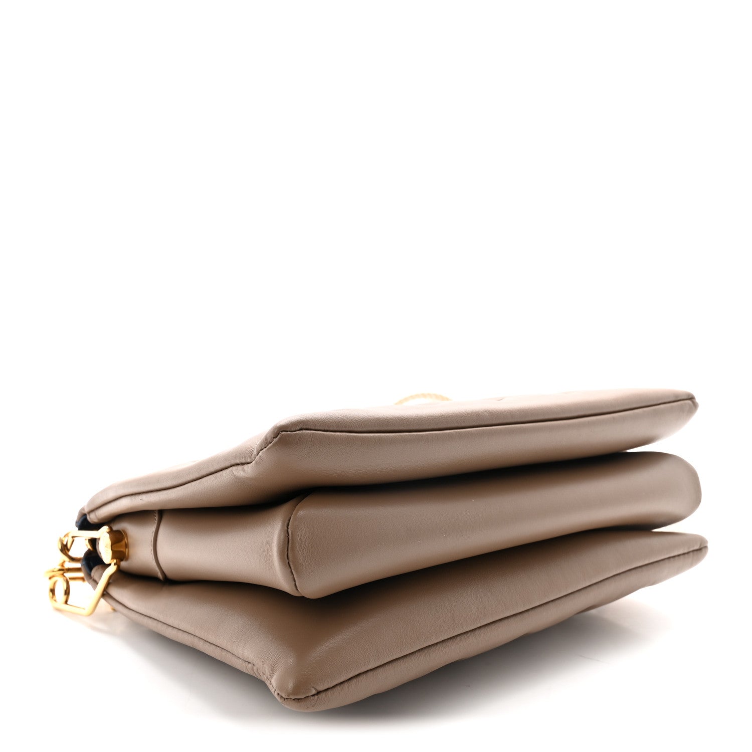 Louis Vuitton Lambskin Embossed Monogram Coussin PM Taupe 4 of 9