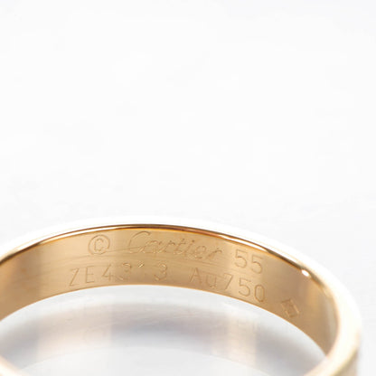 Cartier 18K Yellow Gold 4mm LOVE Wedding Band Ring 55 7.25 4 of 4