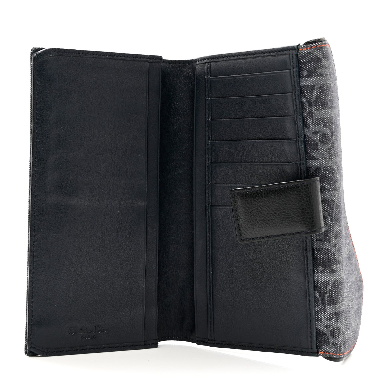 Denim Monogram Saddle Wallet Blue