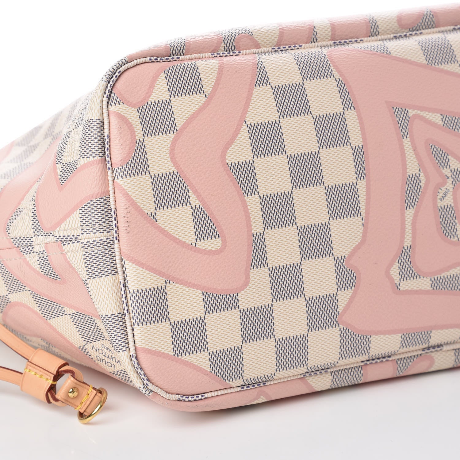 Louis Vuitton Damier Azur Tahitienne Neverfull MM 9 of 11