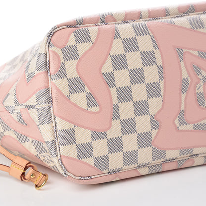 Louis Vuitton Damier Azur Tahitienne Neverfull MM 9 of 11
