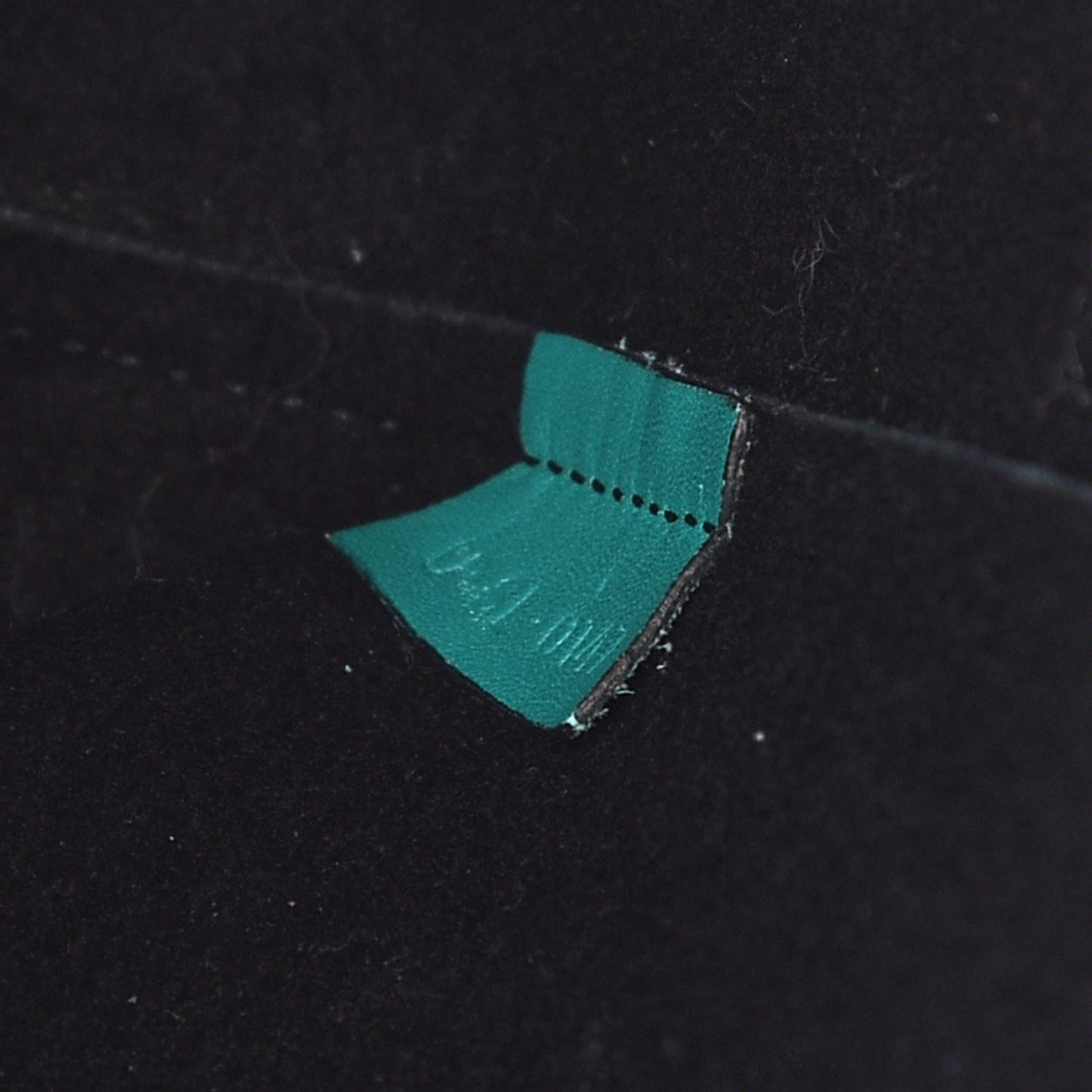 Shiny Smooth Calfskin Small Twisted Cabas Turquoise Black