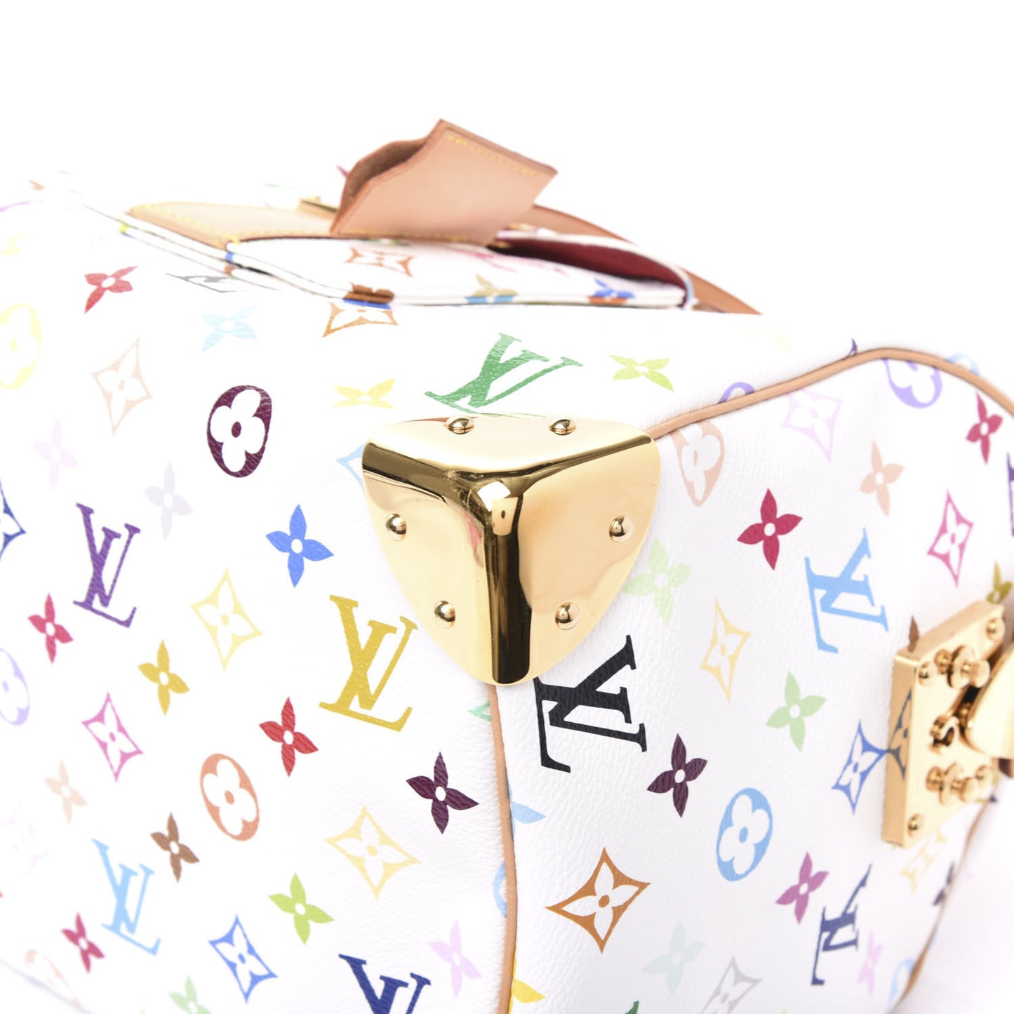 Monogram Multicolor Speedy 30 White