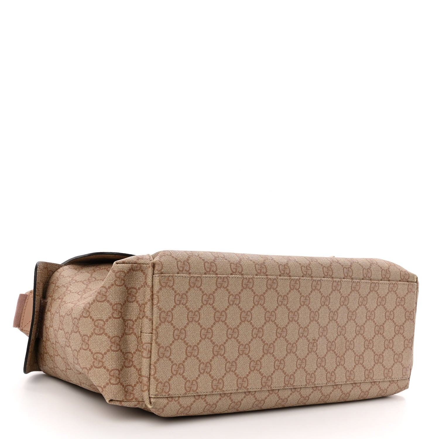 Gucci GG Supreme Monogram Messenger Diaper Bag Beige 5 of 12