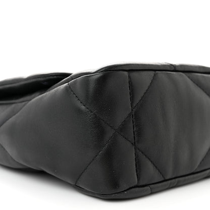 Chanel Lambskin Quilted Medium Chanel 19 Flap Black 9 of 11