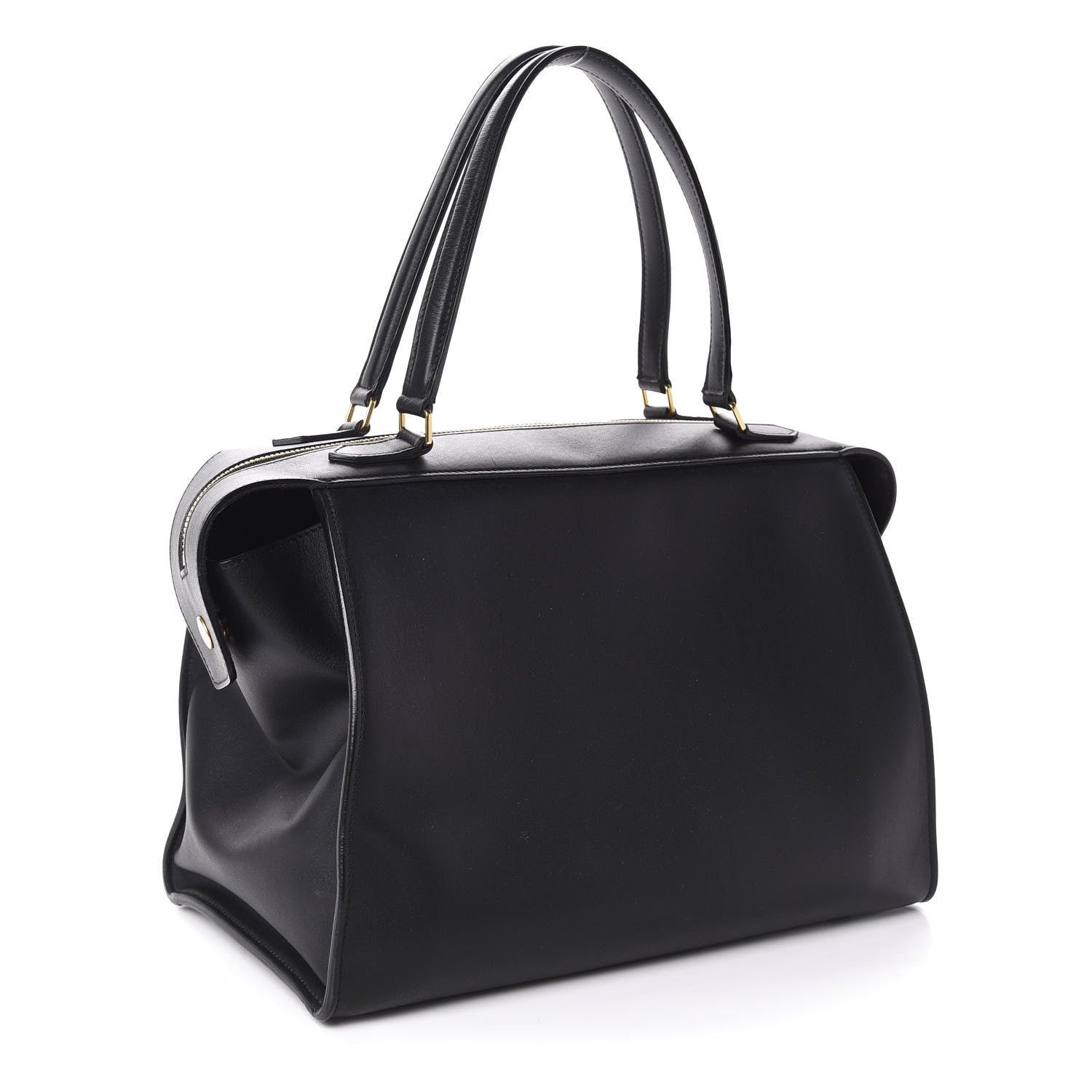 Celine Smooth Calfskin Ring Bag Black 3 of 9