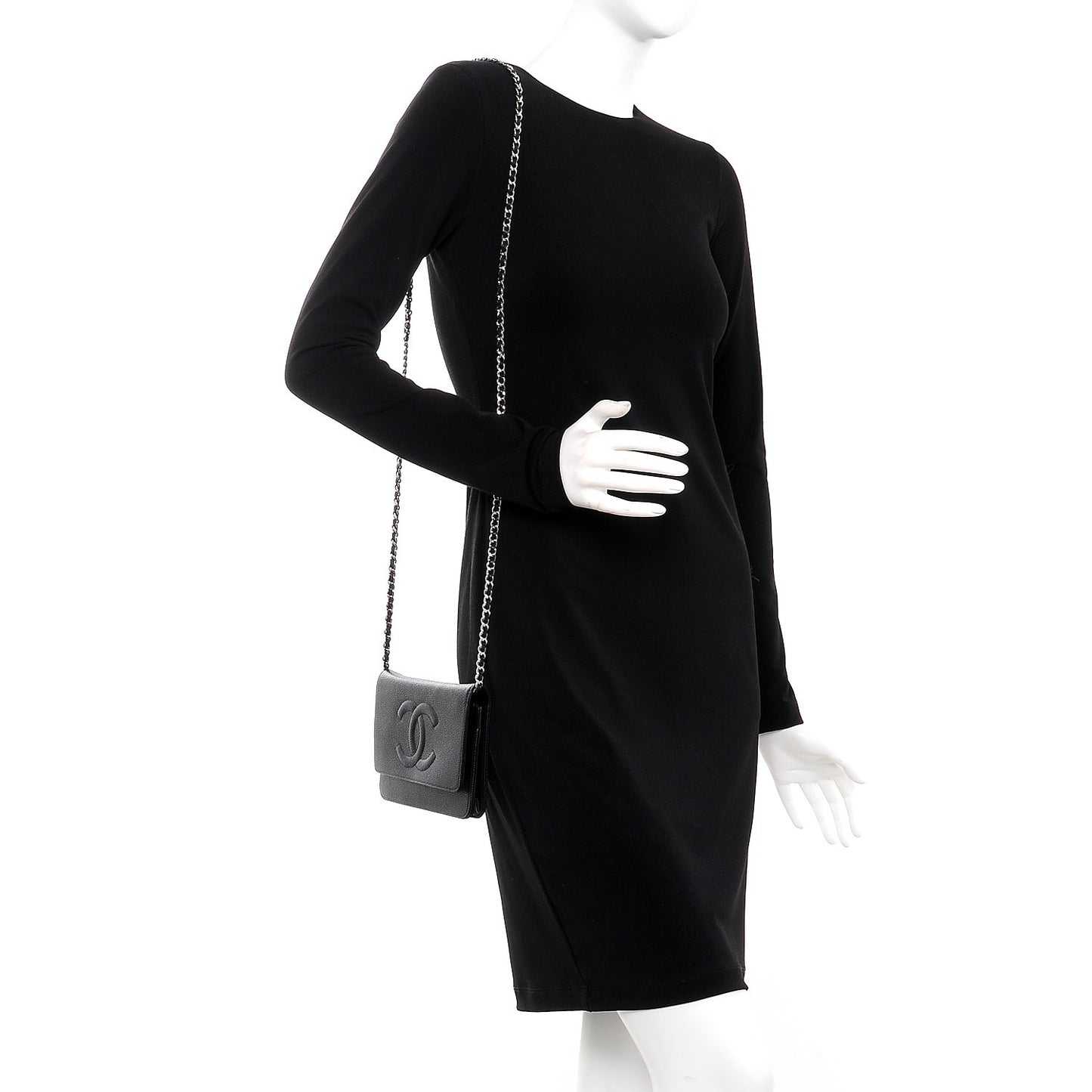 Caviar Timeless CC Wallet On Chain WOC Black