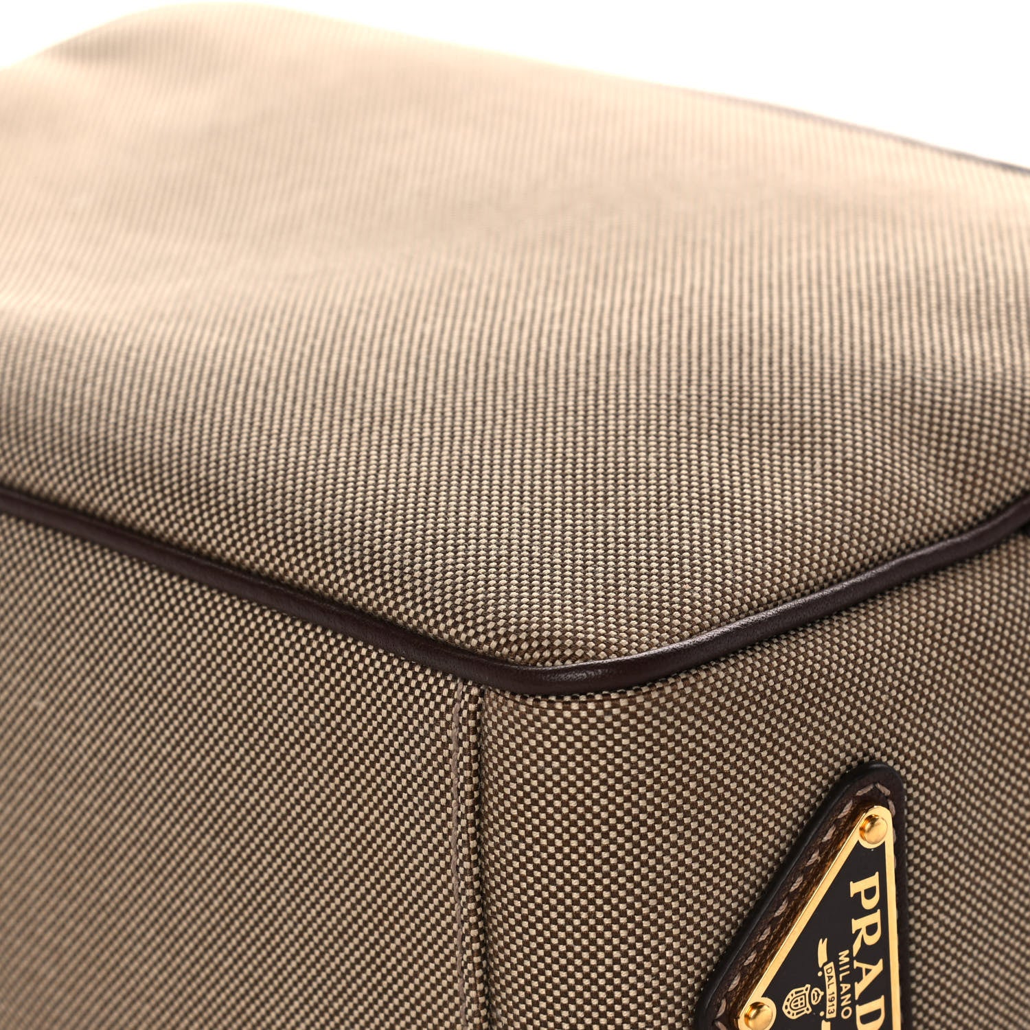 Prada Jacquard Logo Camera Bag Corda Bruciato 14 of 15