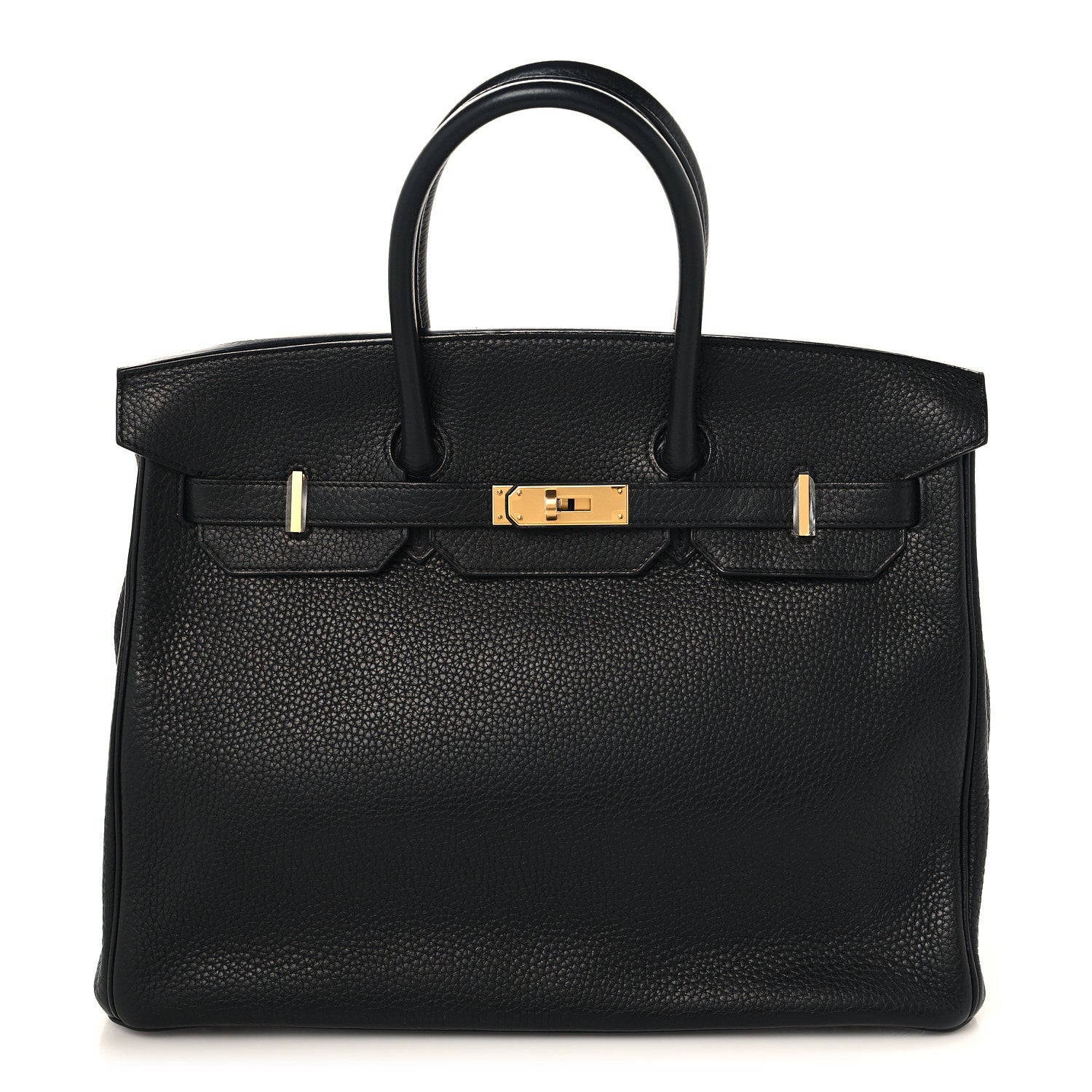 Hermes Taurillon Clemence Birkin 35 Black 1 of 13