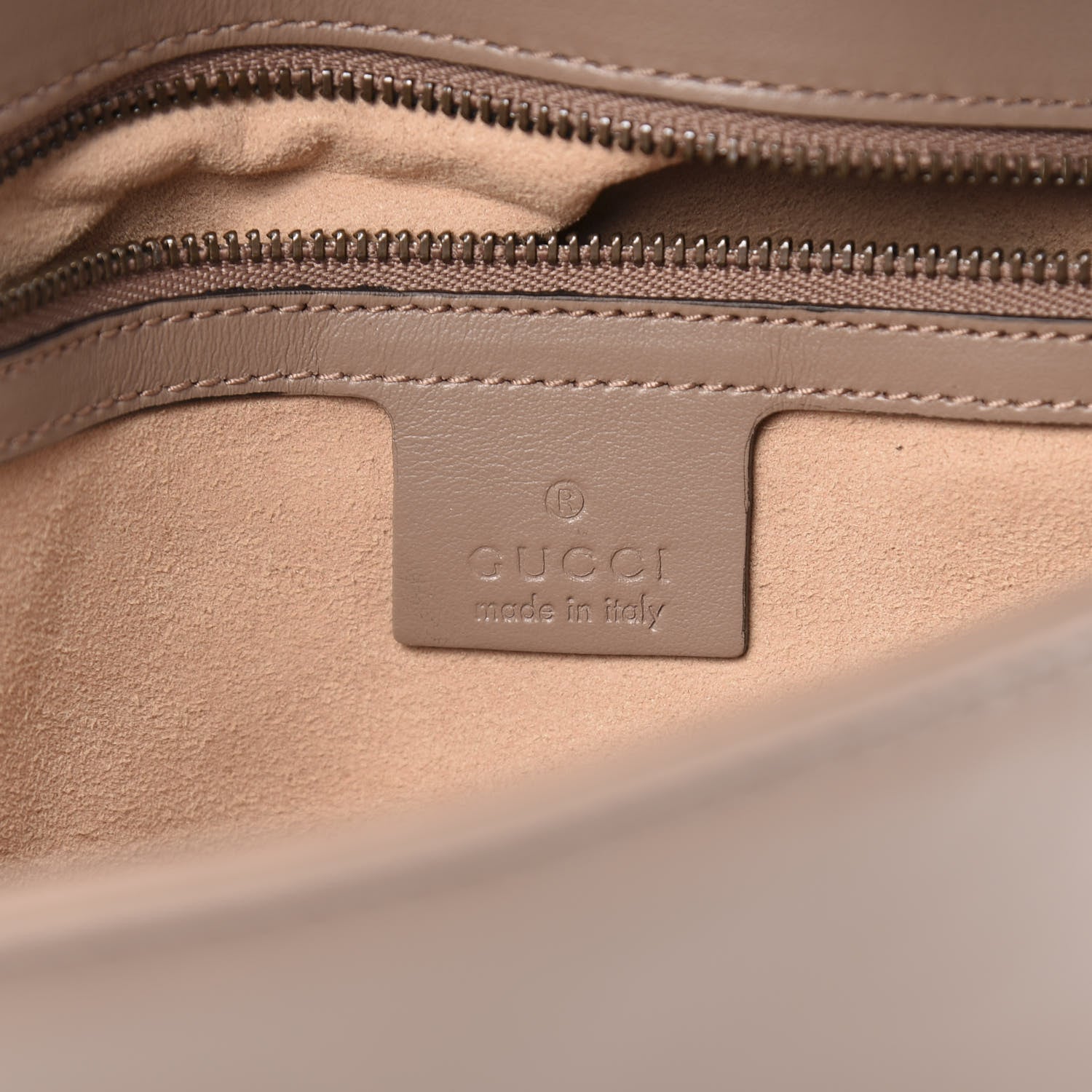 Gucci Calfskin Matelasse Small GG Marmont Shoulder Bag Porcelain Rose 8 of 13