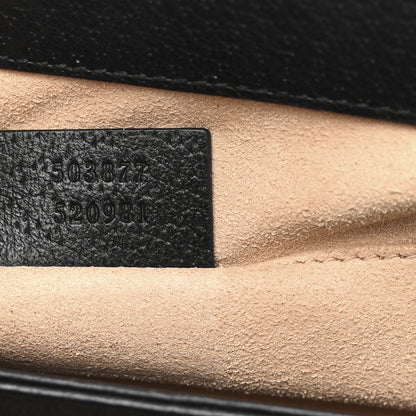 Gucci Calfskin GG Web Small Ophidia Chain Shoulder Bag Black 7 of 11