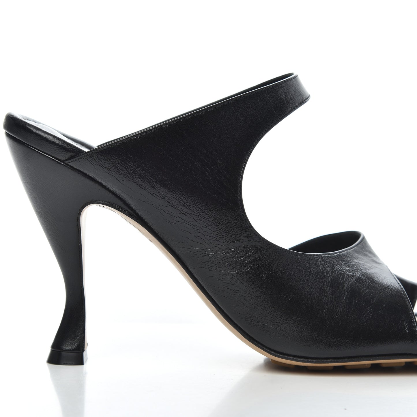 Nappa Crunch Lux Sandals 38.5 Black
