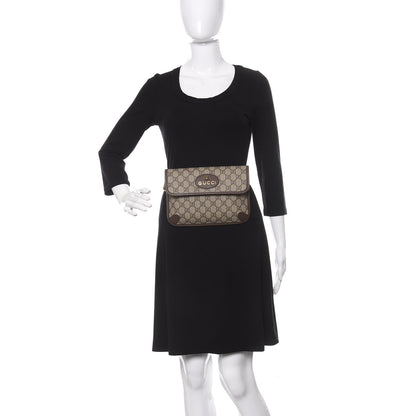 Gucci GG Supreme Monogram Neo Vintage Web Belt Bag Brown 2 of 11