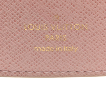 Louis Vuitton Damier Azur Victorine Wallet Rose Ballerine 6 of 6