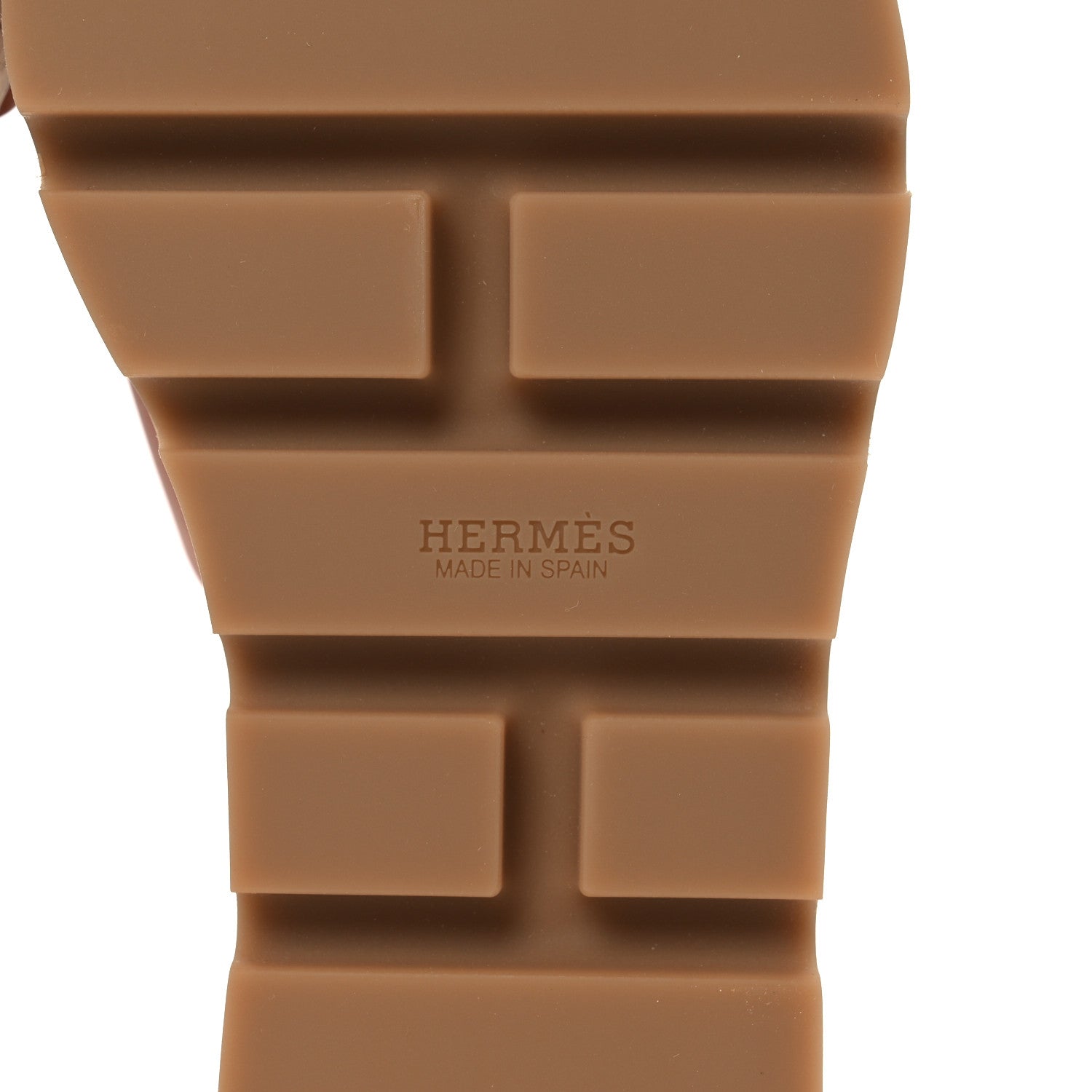 Hermes Calfskin Cork Eze 30 Sandals 38 Marron Glaise 6 of 9