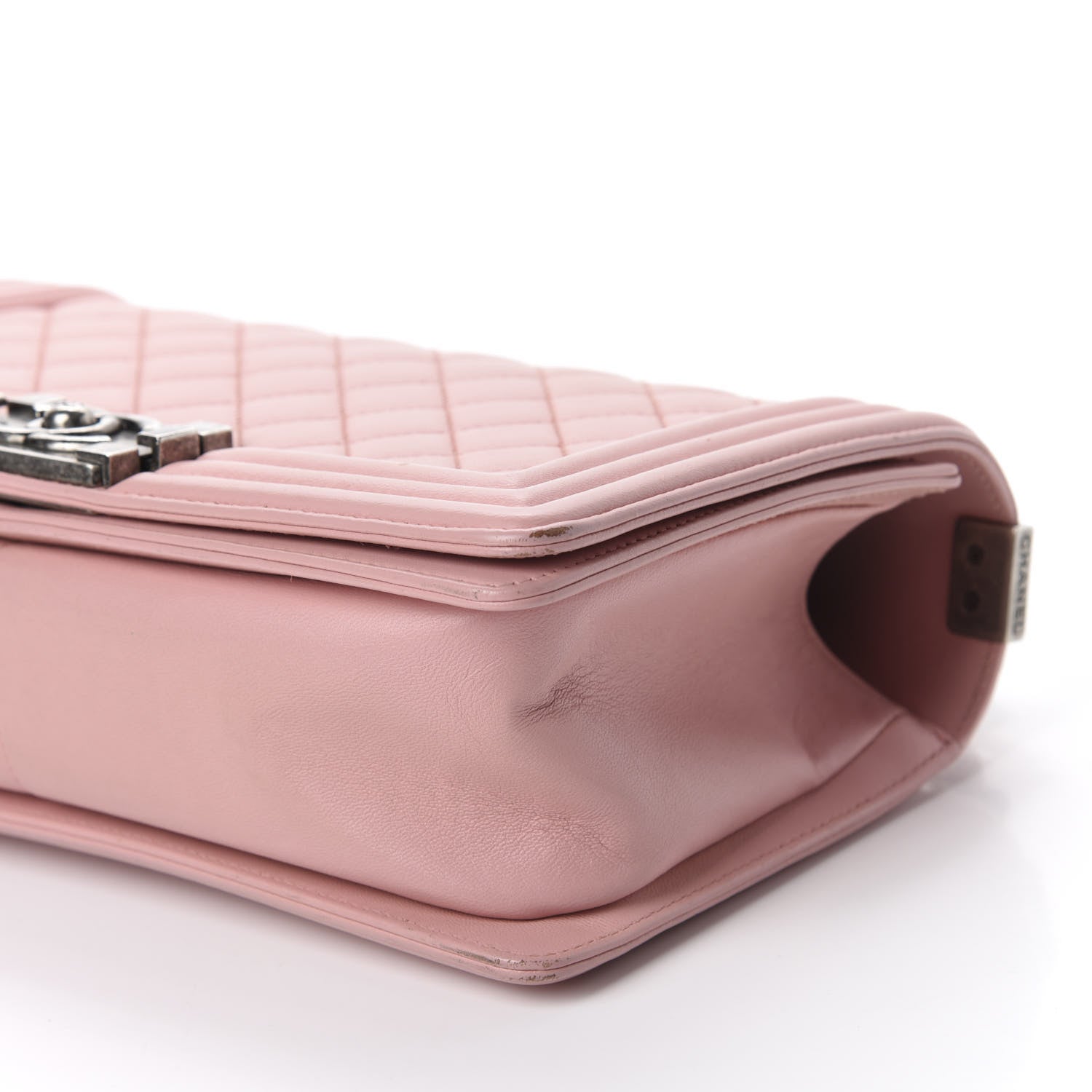 Chanel Lambskin Quilted Medium Boy Flap Light Pink 7 of 17