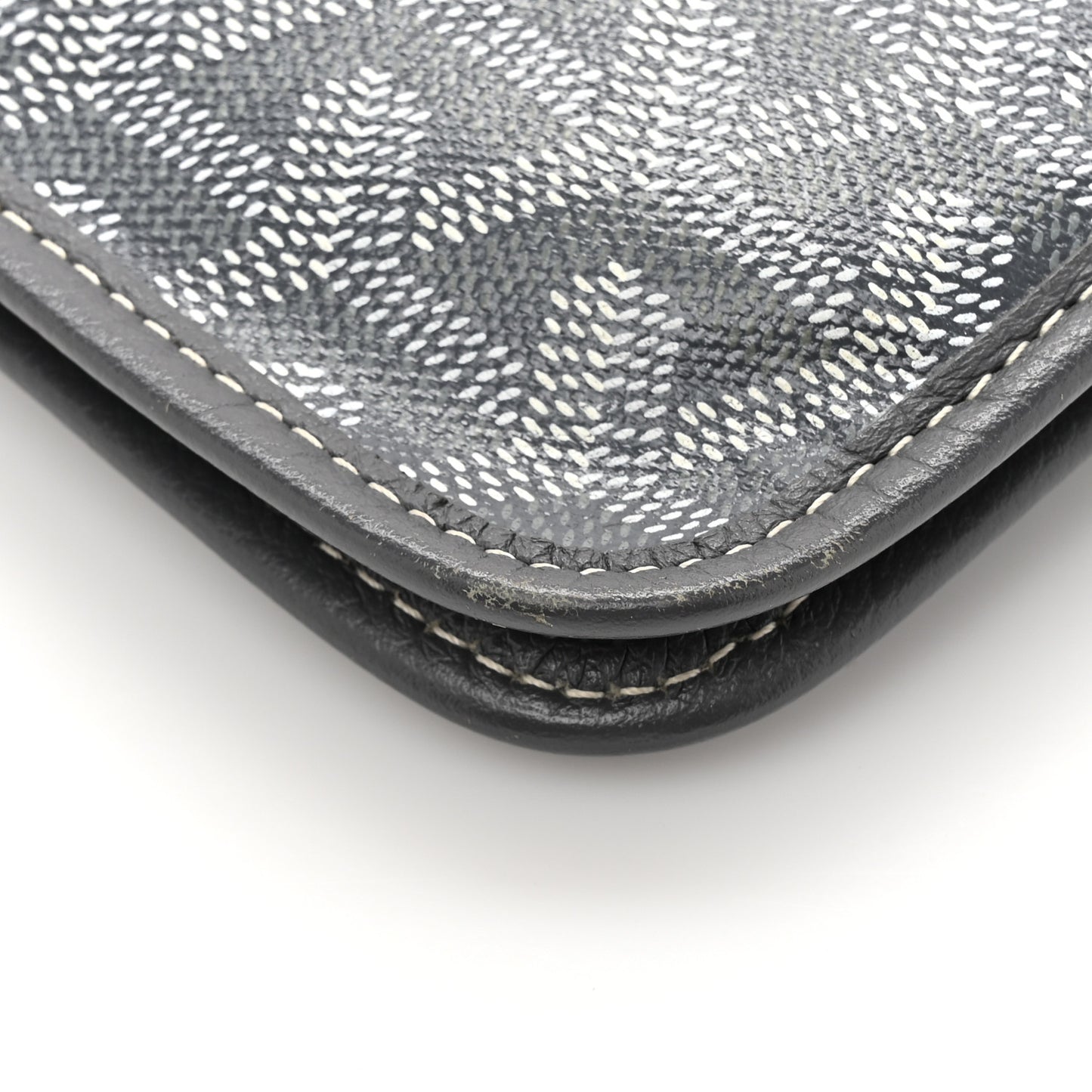 Goyardine Plumet Wallet Clutch Grey