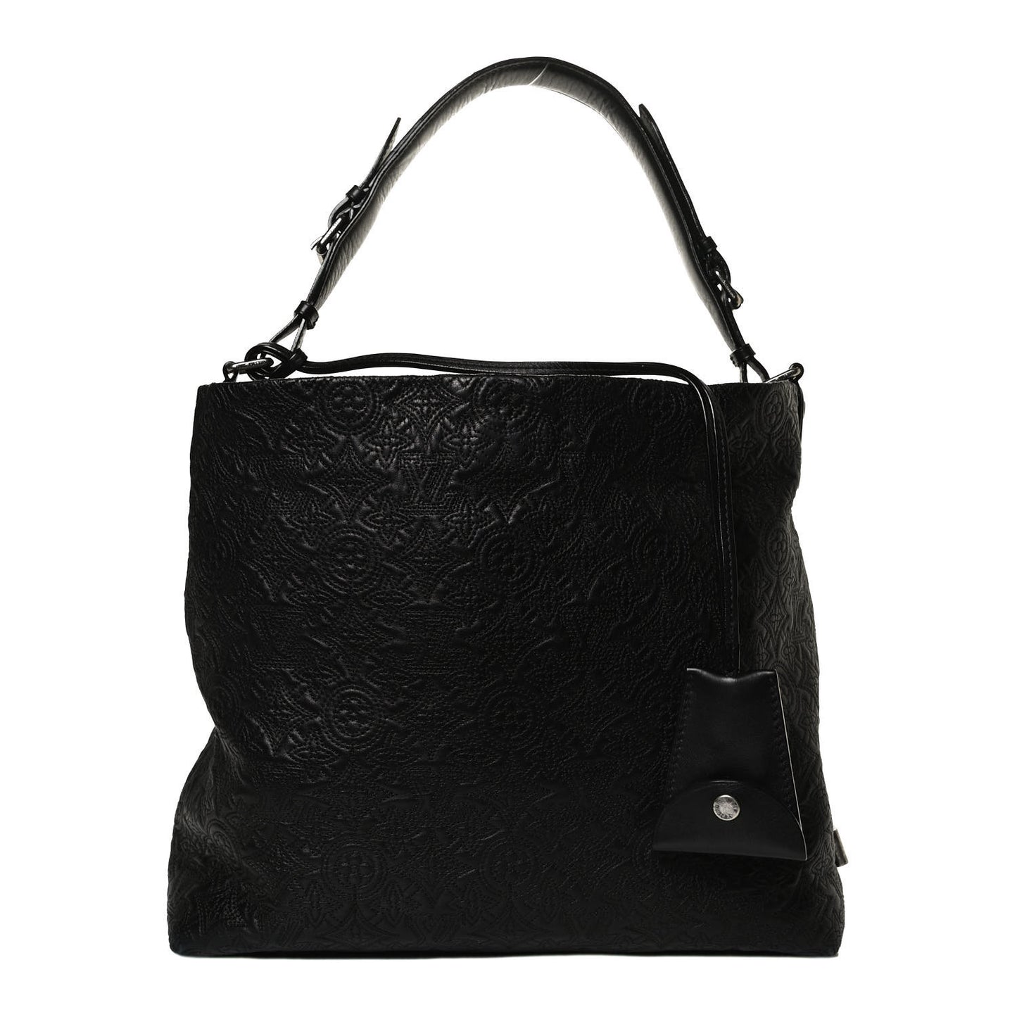 Monogram Lambskin Antheia Hobo PM Black
