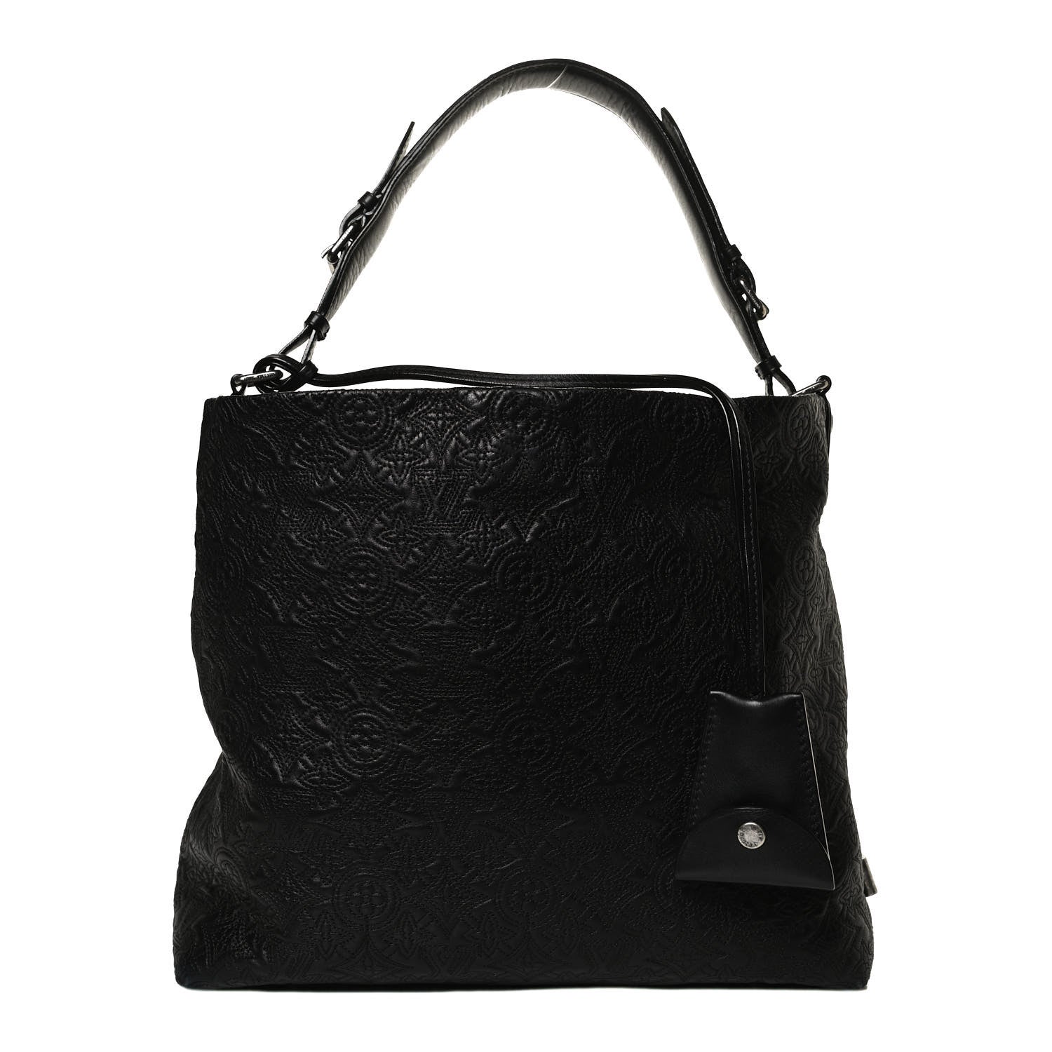 Louis Vuitton Monogram Lambskin Antheia Hobo PM Black 1 of 11