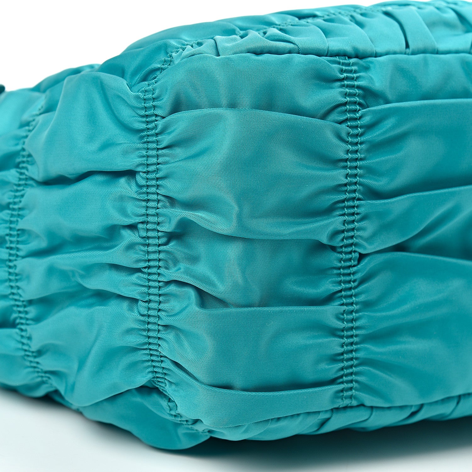 Prada Tessuto Nylon Gaufre Tote Turchese 8 of 12
