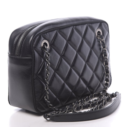 Chanel Calfskin Quilted Small Ballerine Camera Case Black 3 of 11