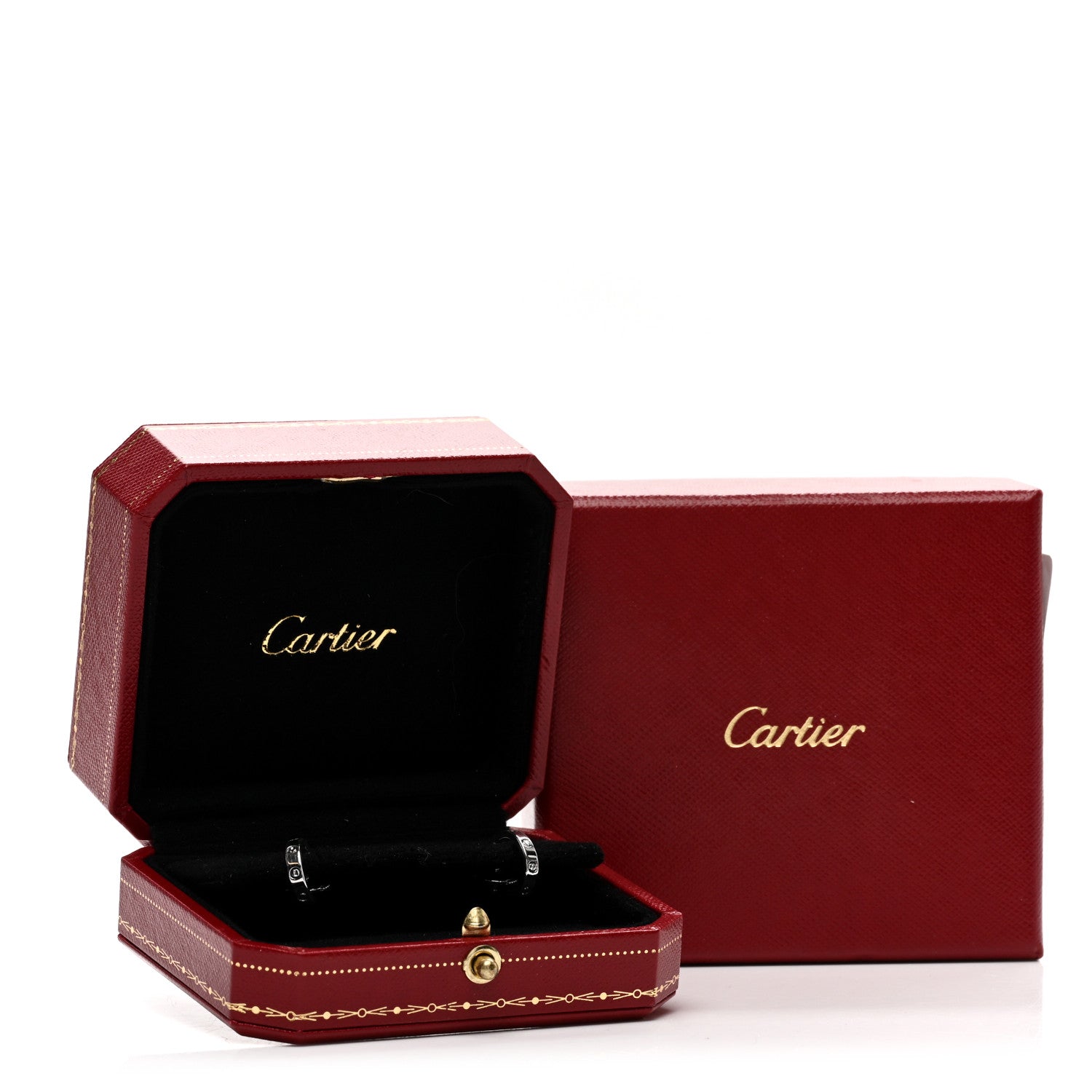 Cartier 18K White Gold Small LOVE Hoop Earrings 5 of 5