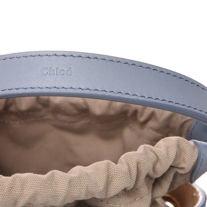 Chloe Smooth Calfskin Mini Roy Bucket Bag Washed Blue 9 of 9