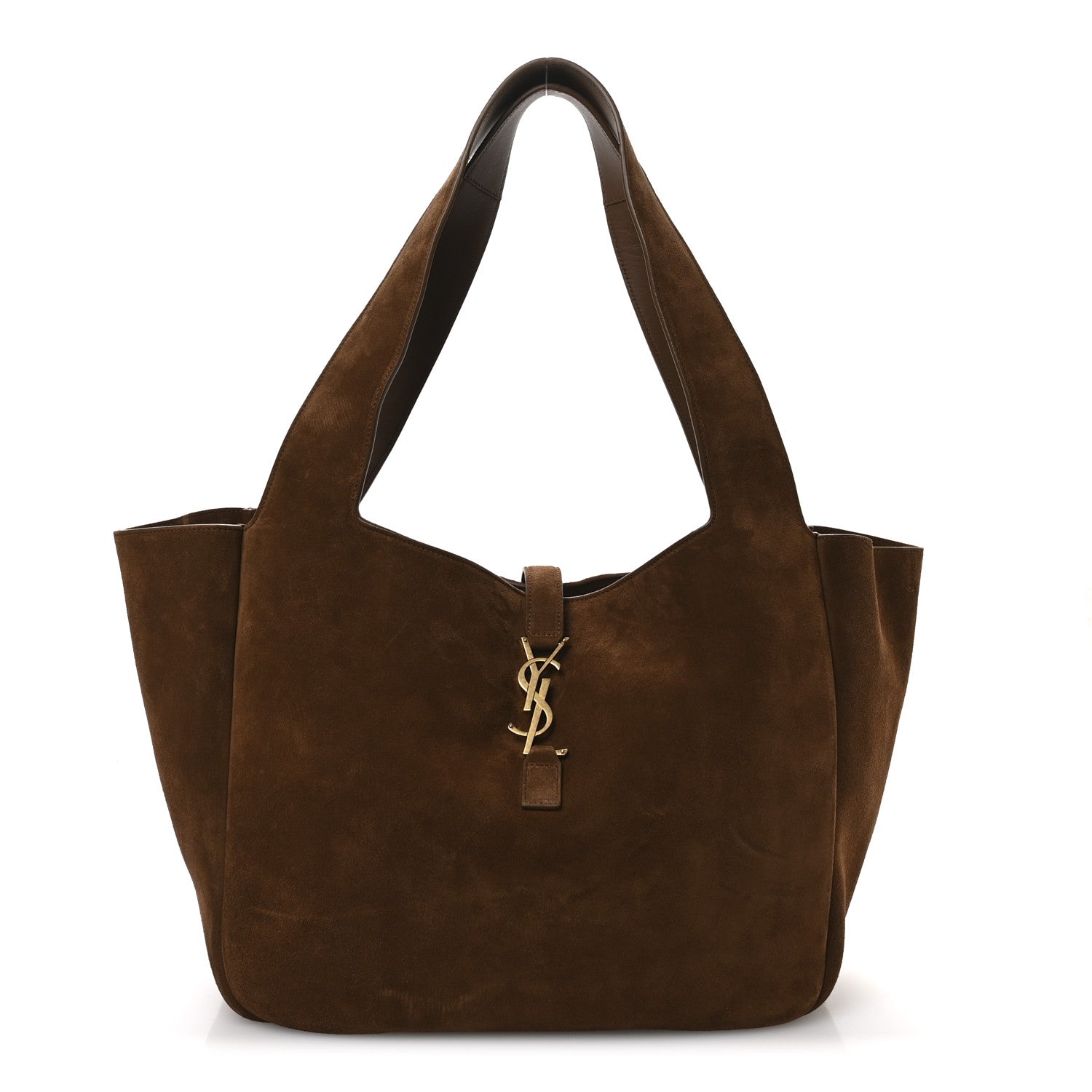 Saint Laurent Suede Bea Tote Caramel Cognac 1 of 10