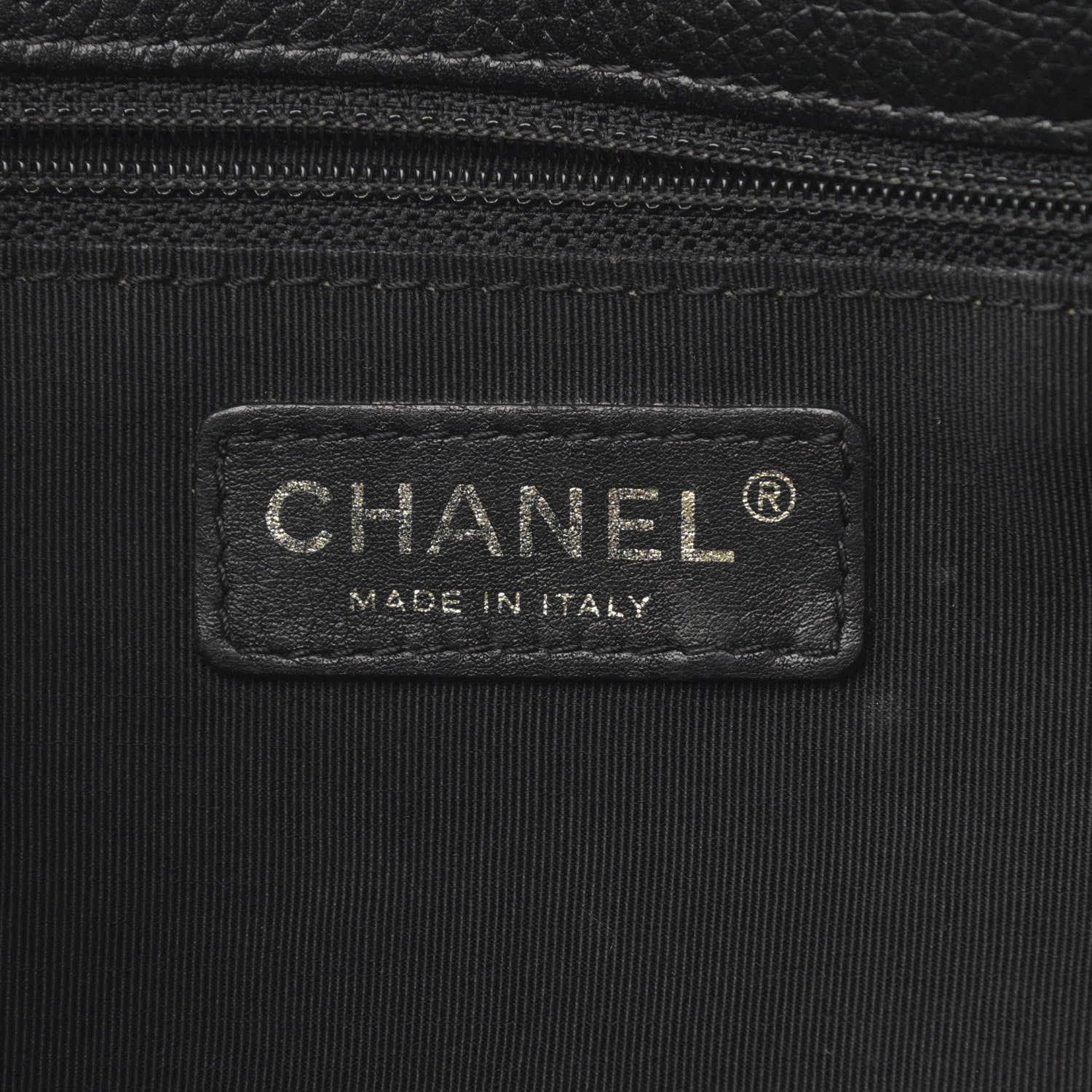 Chanel Calfskin Cerf Executive Shopper Tote Black 8 of 18